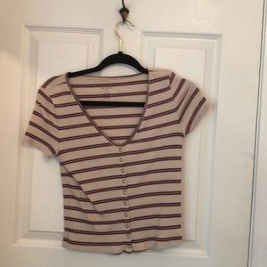 American Eagle ribbed tee